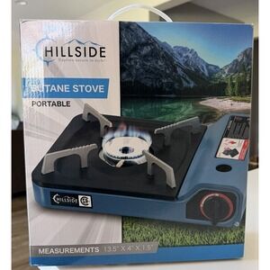Hillside Portable Butane Camping Stove 7,650 BTU Aluminum Alloy with Carry Case